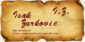 Isak Zurković vizit kartica
